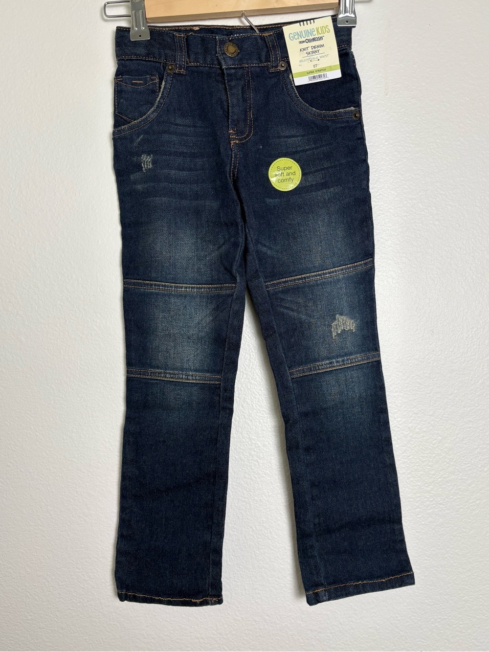 Genuine Kids For OshKosh B'gosh Boys' Dark Blue Stretch Jeans 5T